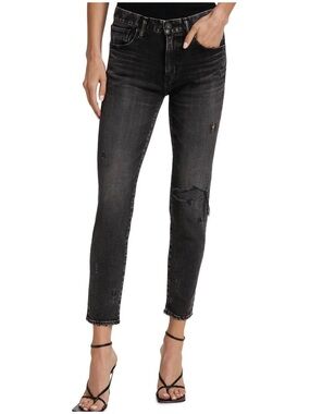 Moussy Vintage Lenwood distressed ankle jeans